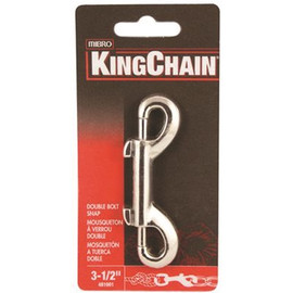 KingChain 3-1/8 in. Galvanized Steel Spring Link Security Snap