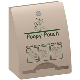 Crown Products Poopy Pouch Express Pet Waste Bag Dispenser, Beige Crown Products Poopy Pouch Express Pet Waste Bag Dispenser, Beige