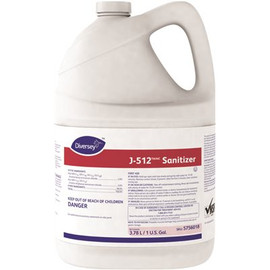J-512 1 Gal. Sanitizer for Food Contact Surfaces No-Rinse (4 per Case)