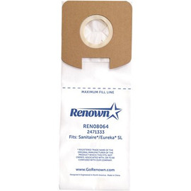 Renown Vacuum Bag for Eureka SL S782, SC785 Sanitaire Lightweights (3-Bags/Pack) Equivalent to 61122, 61125, 61125A