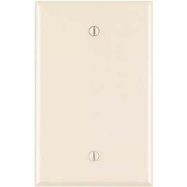 Leviton 1-Gang Midway Blank Nylon Wall Plate, Light Almond