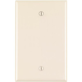 Leviton 1-Gang Midway Blank Nylon Wall Plate, Light Almond