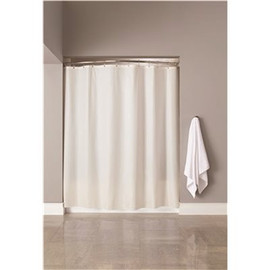 6 ft. x 6 ft. White Vinyl Shower Curtain