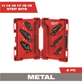 Milwaukee Black Oxide Step Drill Bit Set (6-Piece)