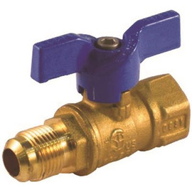 Jomar 1/2 in. Flare X 3/8 in. Flare Gas Ball Valve