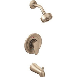 Edgestone Single-Handle Bathtub/Shower Trim Kit with Water-Saving Showerhead, 1.75 GPM in Brushed Nickel