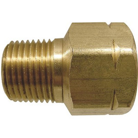 MEC FPOL x 3/8 in. MNPT Single Piece Adapter Brass