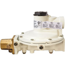 Excela-Flo Full Size Twin Stage Regulator, F. POL Inlet x 1/2 in. FNTP Outlet, 2 psi