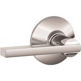 Schlage Latitude Bright Chrome Bed and Bath Lever