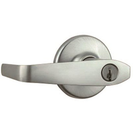 Kwikset Carson Satin Nickel Bed/Bath UL Door Lever