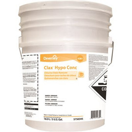 CLAX 5 Gal. Hypo Conc 42B1 Chlorine Fabric Stain Remover (1-Pack)