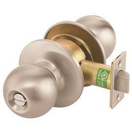 Arrow Lock HK Grade-1 Satin Chrome Privacy Door Knob