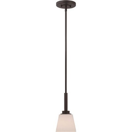 Glomar Sienna 1-Light Venetian Aged Bronze Pendant