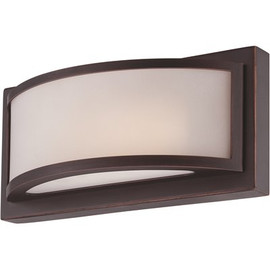 Glomar Duranna 50-Watt Georgetown Bronze Integrated LED Sconce Glomar Duranna 50-Watt Georgetown Bronze Integrated LED Sconce