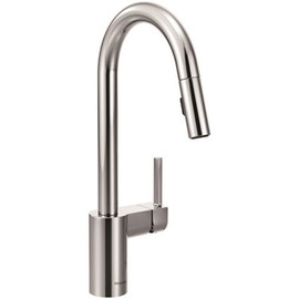 MOEN Align Single-Handle Pull-Down Sprayer Kitchen Faucet with Reflex and Power Clean in Chrome