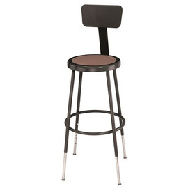 NATIONAL PUBLIC SEATING STL W/HD ST&BCK AJ BLK 25-33