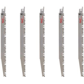 Milwaukee 9 in. 5 TPI Pruning SAWZALL Reciprocating Saw Blades (5-Pack)