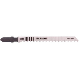 Milwaukee 4 in. 10 TPI T-Shank High Carbon Steel Jig Saw Blade