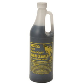 Mule Kick MULE KICK DRAIN CLEANER LIQUID, QUART, 12 PER CASE