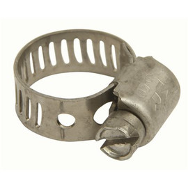 Breeze Clamp Breeze Mini Hose Clamp, 300 Stainless Steel, 7/32 in. to 5/8 in., Pack of 10