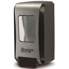 Renown FMX-20 Hand Soap Dispenser, Black / Chrome