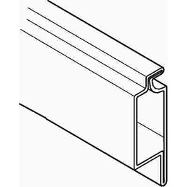 RITE SCREEN COMPANY RECESSED SCREEN FRAME, 3/8 IN. W X 6 FT. 3 IN. L, MILL