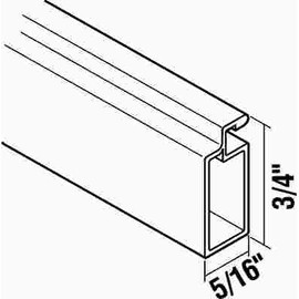 SCREEN FRAME, 1/4 IN. WIDE 6 FT. 3 IN. LENGTH, WHITE