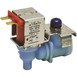 Robertshaw S-86 Single Water Valve Series, 1/4 in. Compression Inlet x 7/16 in. 20 UNF Outlet, Brass
