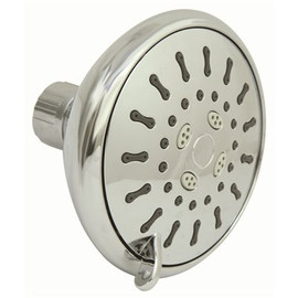 Premier 3- -Spray Patterns 4 in. Single Wall Mount Low Flow Fixed Shower Head in Chrome