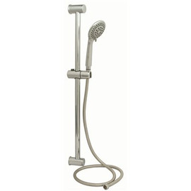 Premier 5- -Spray Patterns 4 in. Single Wall Mount Low Flow Handheld Shower Head in Chrome