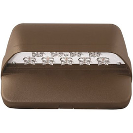 Hubbell Lighting Litepak 22-Watt Dark Bronze Integrated LED Outdoor Wall Pack Light with Photocontrol