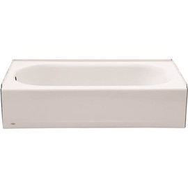 American Standard Princeton 60 in. Left Hand Drain Rectangular Alcove Bathtub in White