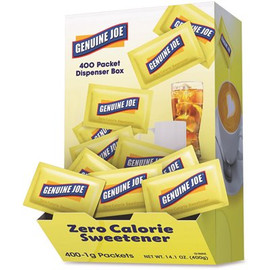 Genuine Joe Sucralose Yellow Sweetener Packet (400-Pack)