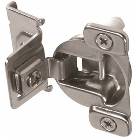 ULTRA HARDWARE Half Overlay 105 Deg. Opening Concealed Hinge For Framed Cabinets (2-Pack)