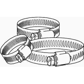 Breeze Clamp BREEZE MARINE GRADE HOSE CLAMP, STAINLESS STEEL, 7/16 IN. TO 25/32 IN.