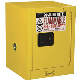 JUSTRITE MFG SAFTY CAB 4GAL 1DR YELW