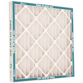 FLANDERS® MERV 8 PRE-PLEAT 40 LPD STANDARD-CAPACITY ECONOMY AIR FILTER, 12X24X4 IN.