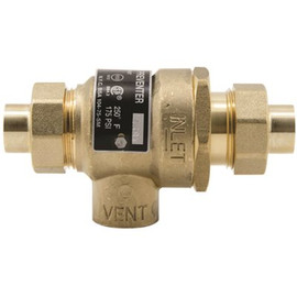 Watts 1/2 in. Sweat Union Bronze Backflow Preventer