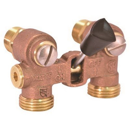 Watts 1/2 in. MIP Brass Washing Machine Shut Off Valve