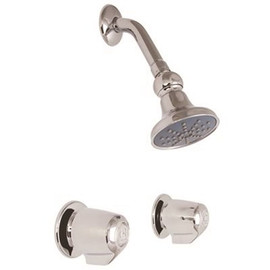 Gerber Classics 2-Handle Wall Mount Tub & Shower Trim Kit in Chrome [Valve Included]