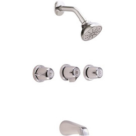 Gerber Plumbing Classics 3-Handle Tub & ShowerTrim Kit in Chrome [Valve Included]