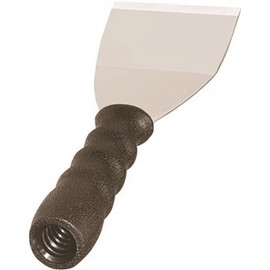 Warner Easy Reach Bent Scraper 3 in. Threaded Handle Carbon 0.060 in. Steel Blade