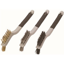 Warner Soft Grip 13.75 in. Mini Wire Brush Set