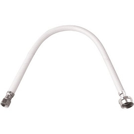DuraPro 3/8 in. Compression x 7/8 in. Metal Ballcock x 16 in. Vinyl Toilet Connector