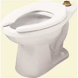 Gerber Plumbing North Point 1.28 /.16 GPF ElongatedSpud Bowl Only with Top Spud in White