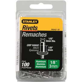 Stanley 1/8 in. Aluminum Rivets (100-Pack)