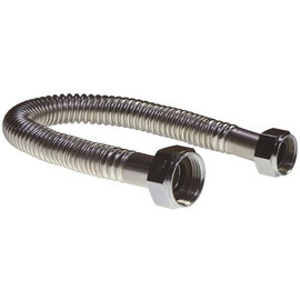 Falcon Stainless 1 in. FIP x 3/4 in. FIP x 2 ft. Stainless Steel Flexible Water Connector