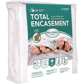 JT Eaton Lock-Up Twin XL Size Total Box Spring Encasement for Bed Bug Protection