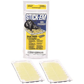 STICK-EM Rat and Mouse Size Glue Trap