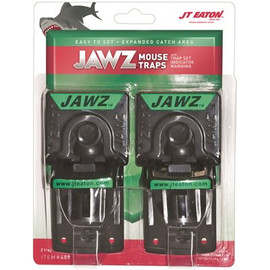 JT Eaton Jawz Plastic Solid or Liquid Bait Mouse Trap (2-Pack)